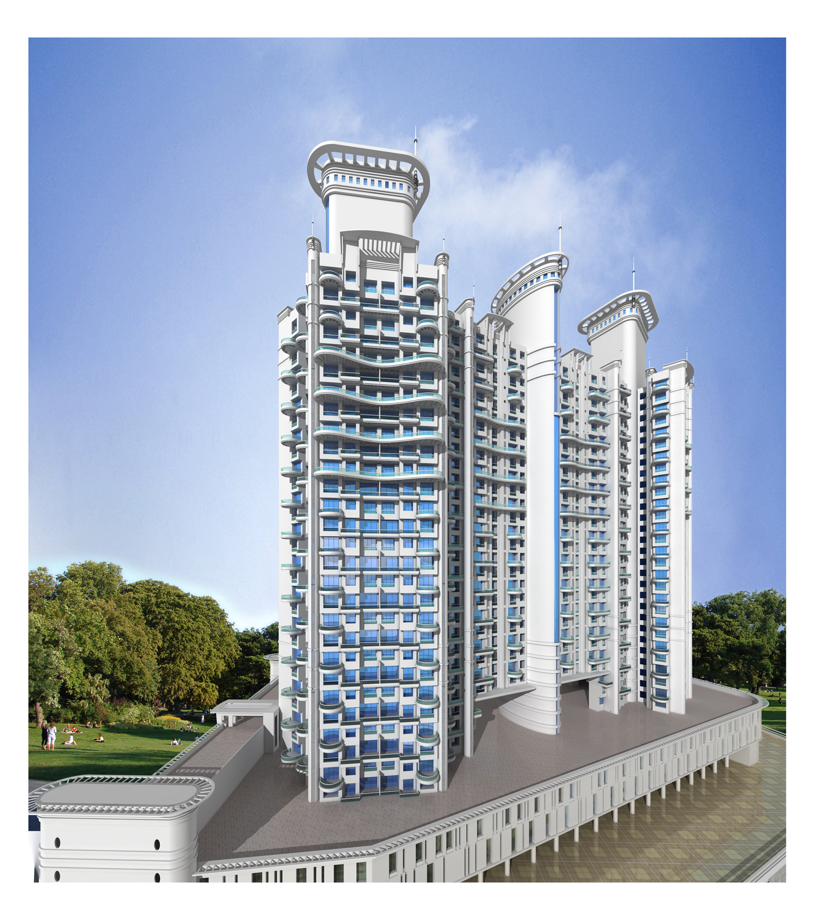 Mohan Altezza high-rise residential project at Kalyan