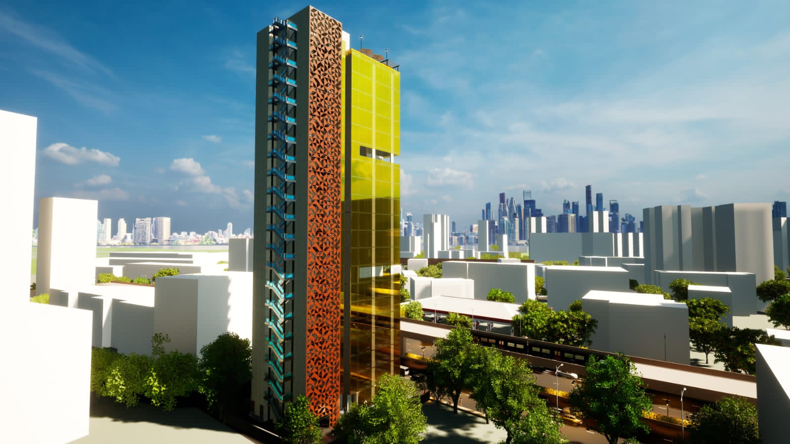 Commercial tower developed for Omtech