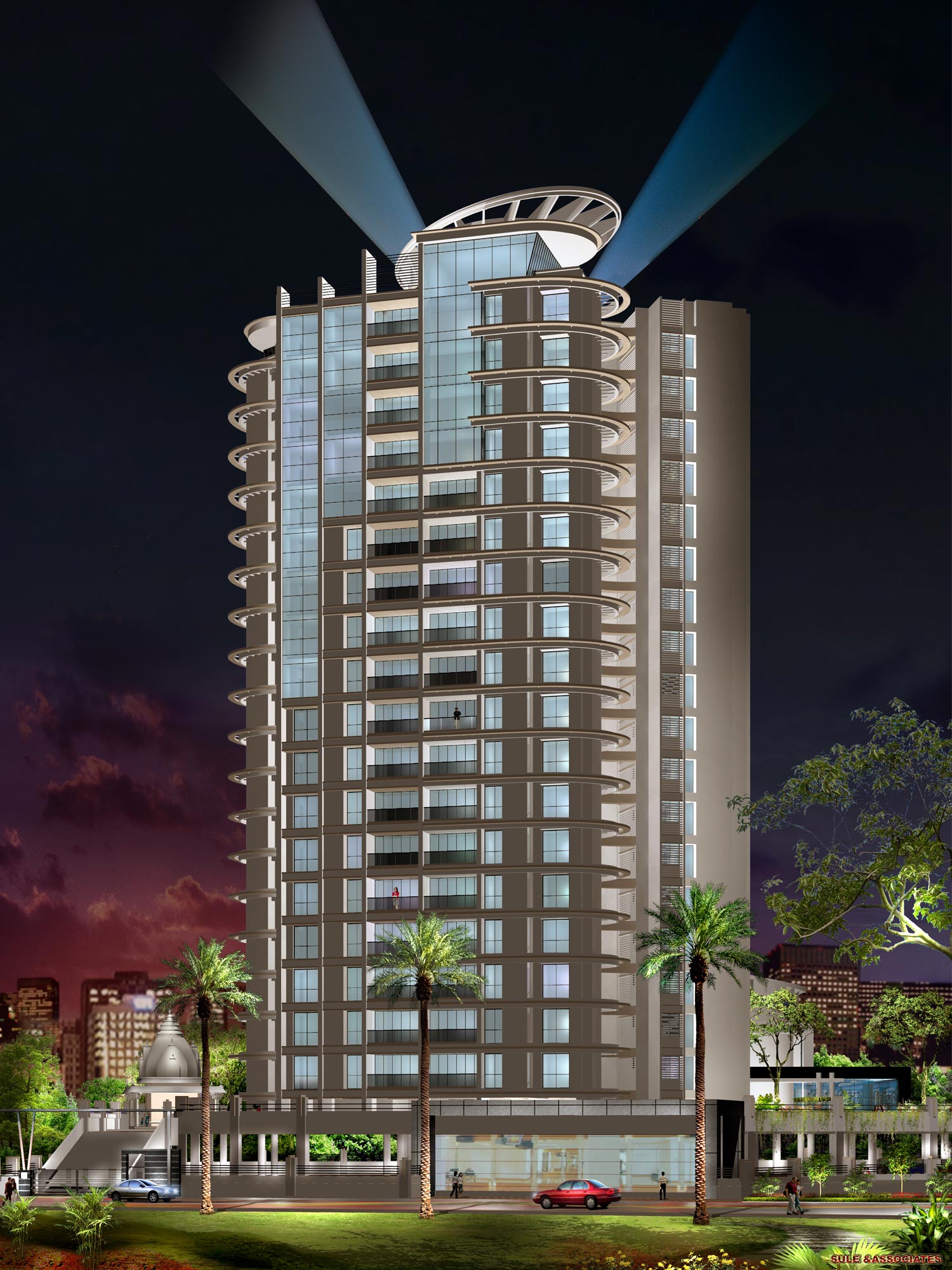 Vraj Green Valley residential project at Kolshet, Thane West